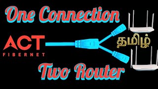 How To Connect Second Router From All Network ACT Fibernet  JIO  Airtel Without Signal Loss Tamil [upl. by Morrison]