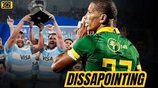 SPRINGBOKS DROP THE BALL  ARGENTINA vs SPRINGBOKS REVIEW [upl. by Zerdna]