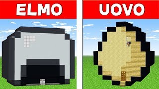 CASA UOVO VS CASA ELMO  Minecraft ITA [upl. by Adihsar]