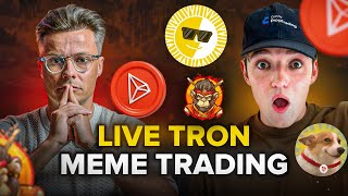 Tron Meme Coin Live Trading  Which Tron Meme Coins To Buy SUNDOG SUNWUKONG [upl. by Cinelli]