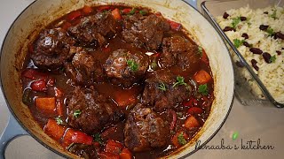 Oxtail Stew Recipe  Inspired by TerriAnn’s kitchen [upl. by Amethist901]