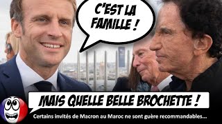 Macron sentoure de CRIMINELS pour son voyage au Maroc [upl. by Ashling303]