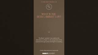 What is the Beer Lambert Law Diarasacademy [upl. by Adnaram]