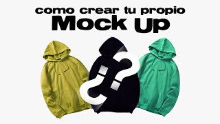 Como crear tu propio Mock Up para tu Marca de Ropa  nessbault [upl. by Durr]