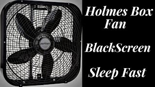 BEST FAN NOISE Box Fan Loud BLACK SCREEN  SLEEP FAST [upl. by Isma]