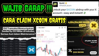 TUTORIAL CARA SUKSES CLAIM XCOIN INSTAN CLAIM GRATIS KONVERT SOLANA BENTAR LAGI LISTING OKX [upl. by Milon]