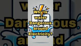 Why is water dangerous around electricity jbtechnicians waterandelectricity electricalsafety [upl. by Kahn329]