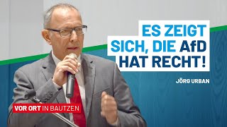 VOR ORT IN BAUTZEN  Es zeigt sich die AfD hat recht  Jörg Urban AfD [upl. by Oirram]