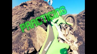 Quick practice sesh 2023 KX450 [upl. by Ssac919]