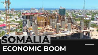 Mogadishu skyline transformed in Somalia development boom [upl. by Dleifxam24]