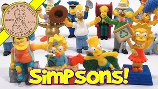 Simpsons Movie Figures 2007 Set Burger King Kids Meal Toys [upl. by Davena]