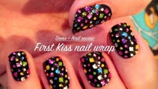 First Kiss 甲貼示範  用後感 nail wrap reivew  高比 Gobby [upl. by Ziladnerb426]