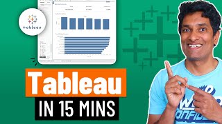 Learn Tableau in 15 minutes and create your first report FREE Sample Files [upl. by Ylecara596]