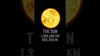 ☀️ The largest star ever vs Sun [upl. by Mitchael141]