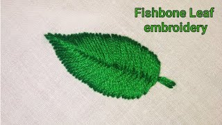 Hand Embroidery leaf Stitch Lesson 18 Malayalam [upl. by Elatnahc]