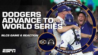 NLCS Game 6 Reaction ⚾ Dodgers close out Mets will face Yankees in World Series  SC with SVP [upl. by Gnilyam280]