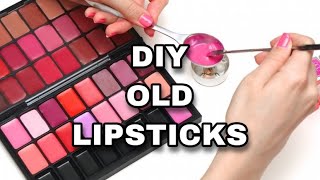 DIY Lipstick 💄  Recycle and Reuse Lipstick  Use of Old Lipsticks  Tip amp Ticks shorts [upl. by Yrehc277]