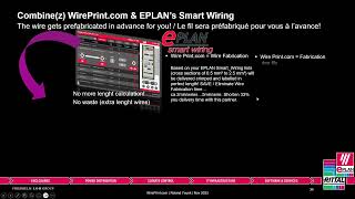 EPLAN Smart Wiring Smart Production save 33 on delivery time FR [upl. by Dahij]