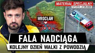 Wielka WODA zalewa POLSKĘ  Nadciąga FALA na WROCŁAW 17092024 [upl. by Glori]