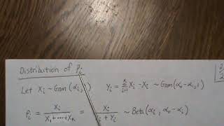 Marginal Distributions of a Dirichlet Distribution [upl. by Kalam]