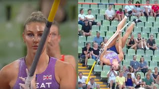 Molly Caudery  European Championships 2022  Highlights womens Pole Vault [upl. by Ellennoj]