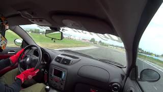 Alfa Romeo GT 32 V6 Q2 Practice Lap  alfistigr Track Day 2014  Serres Racing Circuit [upl. by Aldora]