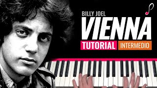 Como tocar quotViennaquotBilly Joel  Piano tutorial y partitura [upl. by Noseimaj]