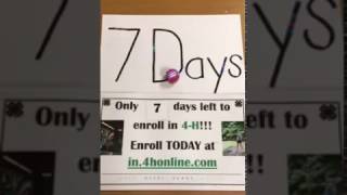 4H Enrollment Countdown featuring Ozobot [upl. by Ime493]