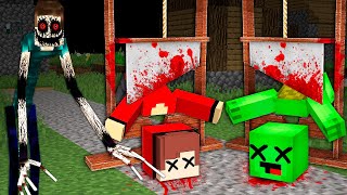 Why does Mikey and JJ WANT to KILL Corrupted Mimic with a GUILLOTINE in Minecraft Challenge  Maizen [upl. by Aicercul]