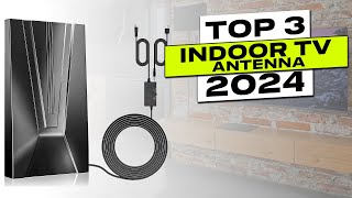 Top 3 BEST Indoor TV Antenna 2024 [upl. by Nomed133]