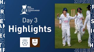 Organ Five For As Hampshire Win By Innings🔥  Hampshire v Surrey  Vitality CC Day Three Highlights [upl. by Earesed]