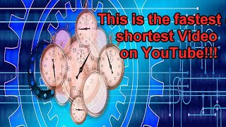 The shortest Video on Youtube ever  Fastest Video in the World  World Record – Nanosecond Video [upl. by Kevan]