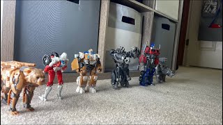 Transformers Stop Motion Rise of the Beasts Final Battle Clip “Maximals Autobots Roll out” [upl. by Eedna838]