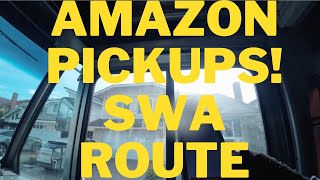 AMAZON COMMINGLED SWA ROUTE PICKUP PACKAGES [upl. by Honebein]