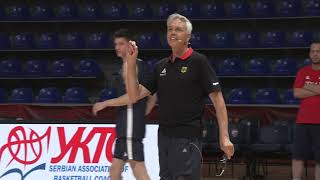 Coach Gordon Herbert Offensive concepts  BASKETBALL CLINIC BELGRADE 2023 [upl. by Nonaihr]