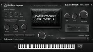 GSonique releases quotDarker Techno Instrumentsquot VST amp AU plugin for Windows amp MacOS [upl. by Ahcilef]