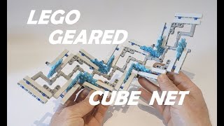 Lego geared cube net [upl. by Ecam309]