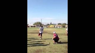 8th Grader Kicks 63 yard Field Goal in Practice [upl. by Charbonnier]