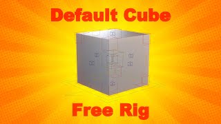 Blender Default Cube free rig [upl. by Ecylla503]