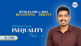 R A  INEQUALITY  Part  1  malayalam class Bank exam malayalam  POINT ACADEMY [upl. by Toback340]