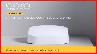 Amazon eero 6 dualband mesh WiFi 6 extender  expands existing eero network [upl. by Ivor551]