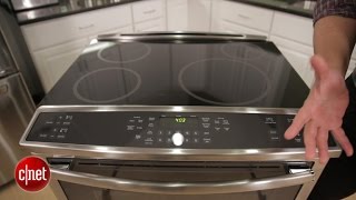 GEs induction range has luxury looks hightech cooktop but confusing controls [upl. by Ellerad]