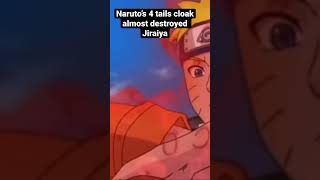 Naruto’s 4 tailed cloak almost destroyed Jiraiya [upl. by Steven]