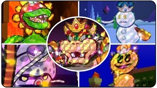 Paper Mario Sticker Star  All Bosses [upl. by Gigi50]