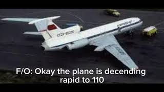 Aeroflot Flight 3352  CVR Recording [upl. by Hessler]