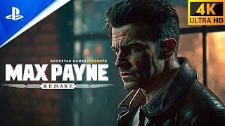 Max Payne 1 Remake Official Gameplay PS5 4K [upl. by Ahseele]