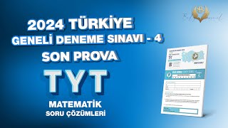 Bilgi Sarmal  Türkiye Geneli 4 Deneme Sınavı TYT Matematik Soru Çözümleri [upl. by Nnav]