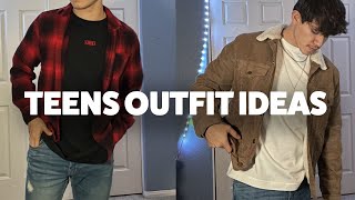 10 Casual Outfit Ideas For Young Guys  Teen Style Oufits [upl. by Doykos325]