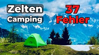 37 Tipps  Zelten Campen Wildcampen [upl. by Packer]