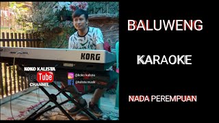 KARAOKE BALUWENG  versi Fanny Sabila   KOKO KALISTA [upl. by Gibb]